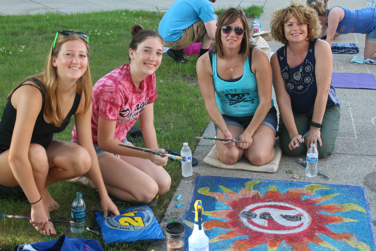 Local Artists and Organizations Come Together for 4th Annual “Chalk the Walk” in Downtown Valpo