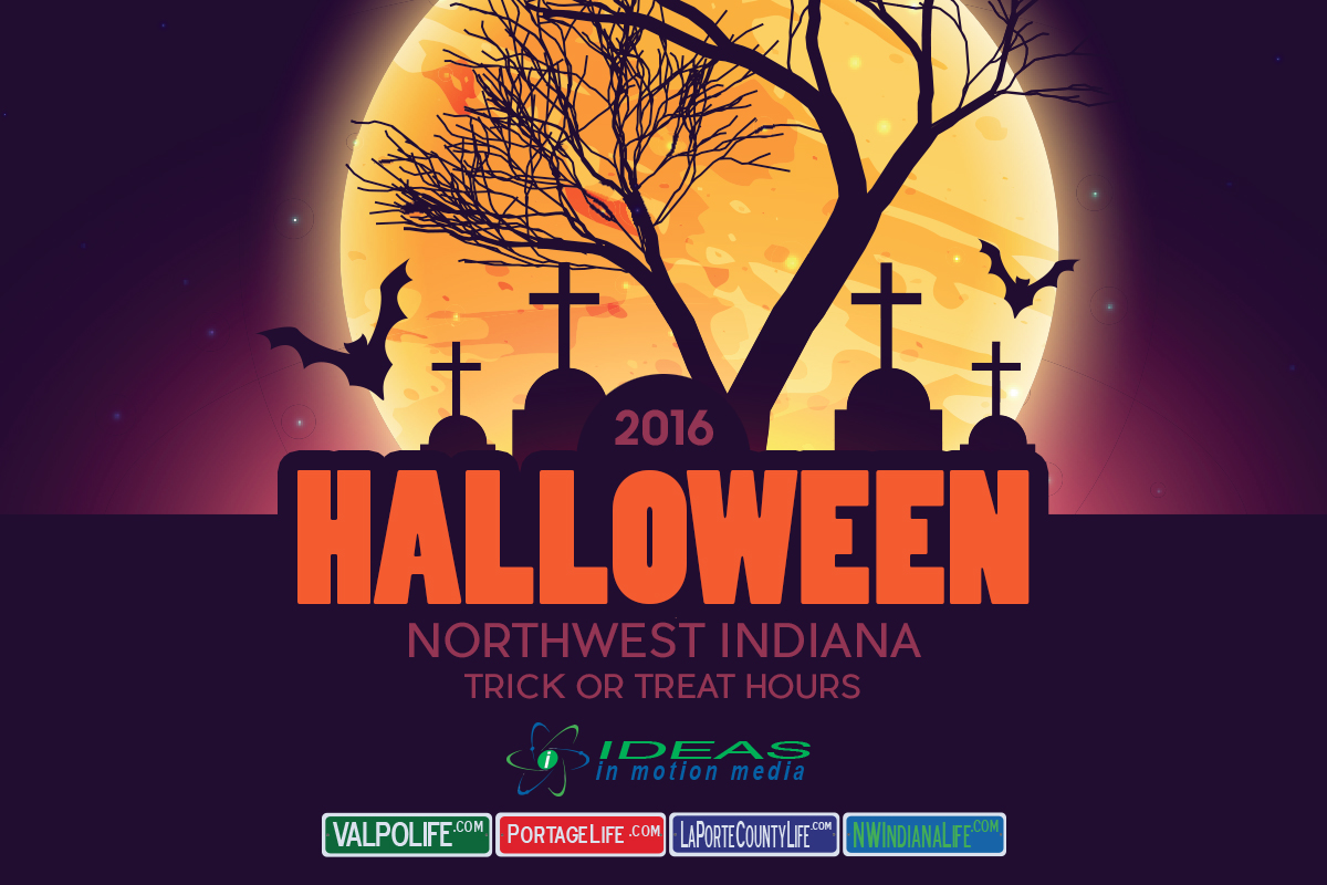 2016 Northwest Indiana Trick-or-Treat Hours