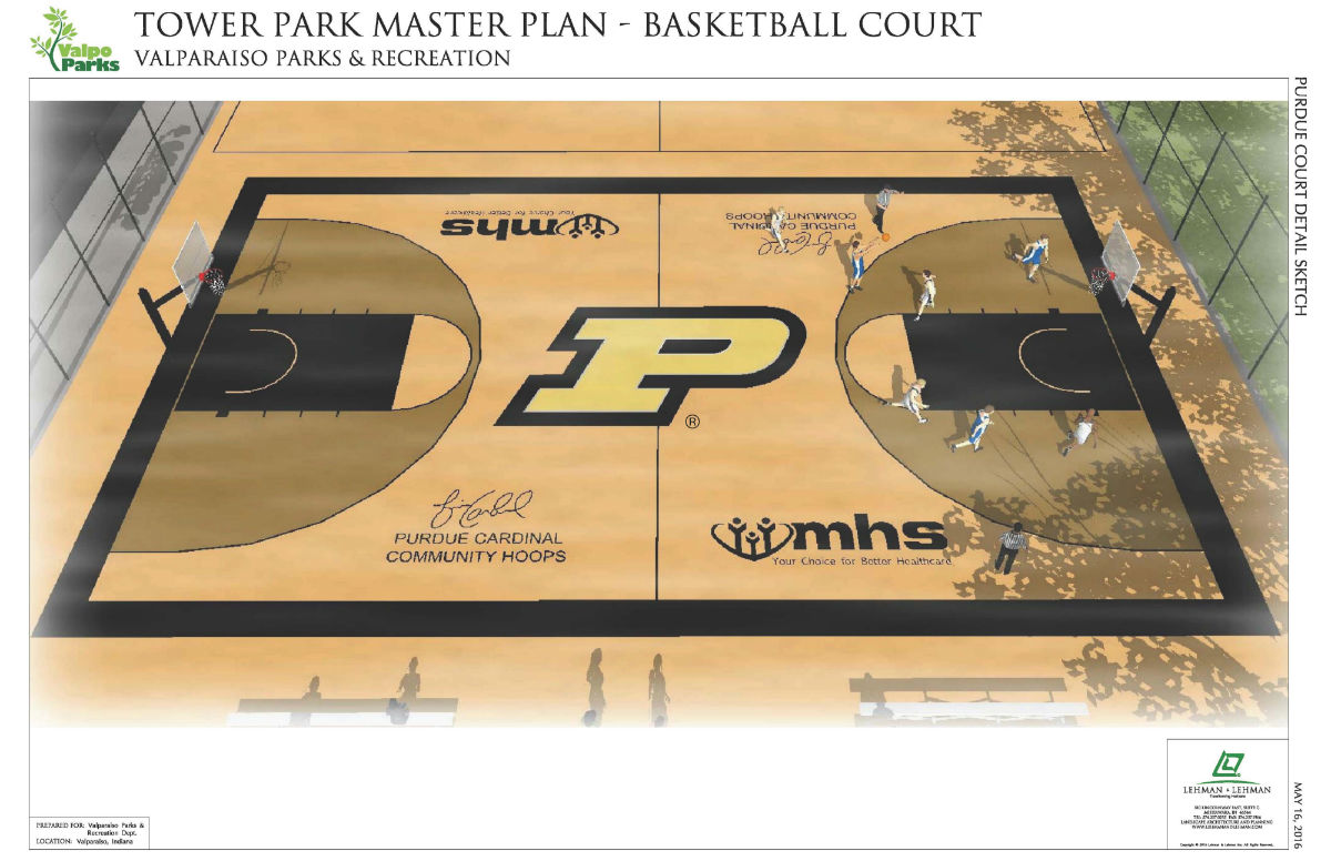 Valpo Parks Receives First Gift for New Courts at Tower Park