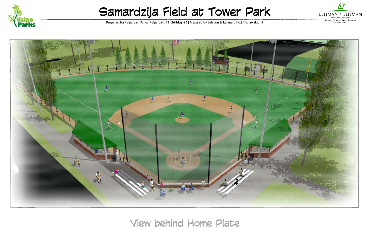 Valpo Parks Department and Samardzija Announce Samardzija Field Upgrade for Tower Park