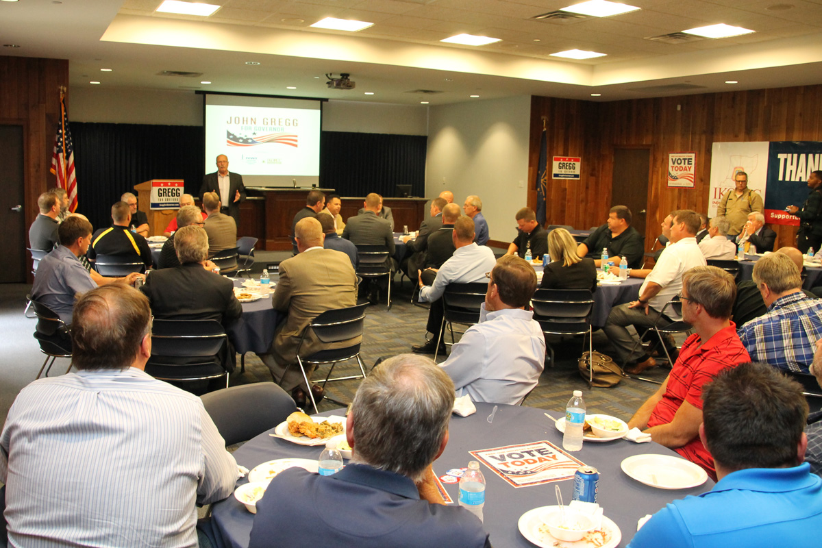 John Gregg Speaks at IKORCC/NWI Contractors PAC Luncheon