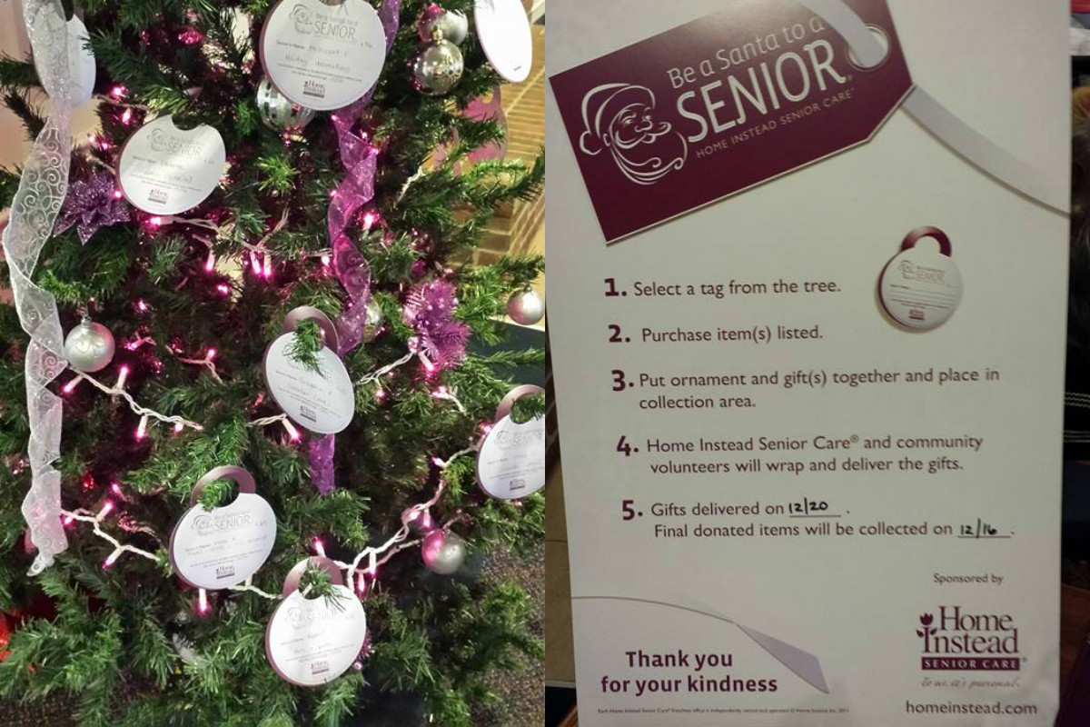 Rittenhouse Senior Living of Valparaiso and Portage Participate in Home Instead’s 2015 Be a Santa to a Senior Program