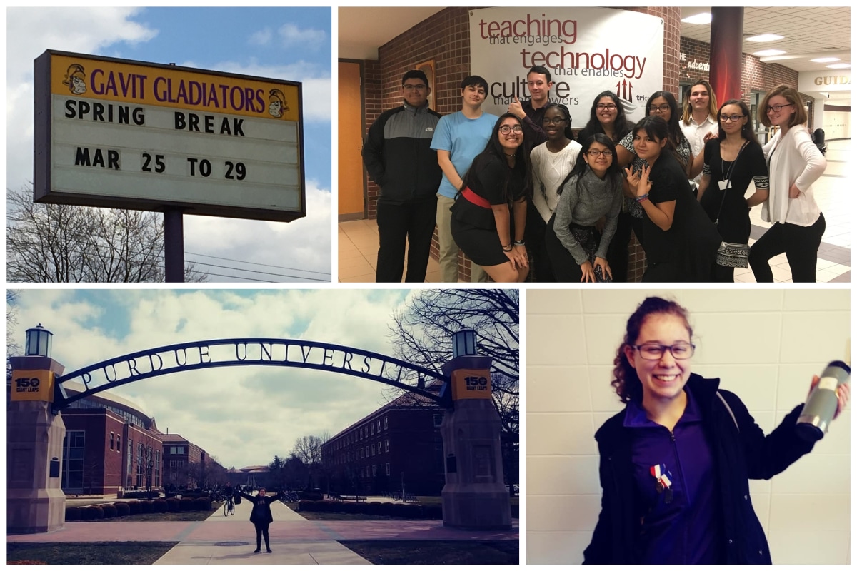 #1StudentNWI: Students are eager for spring break at Gavit High School