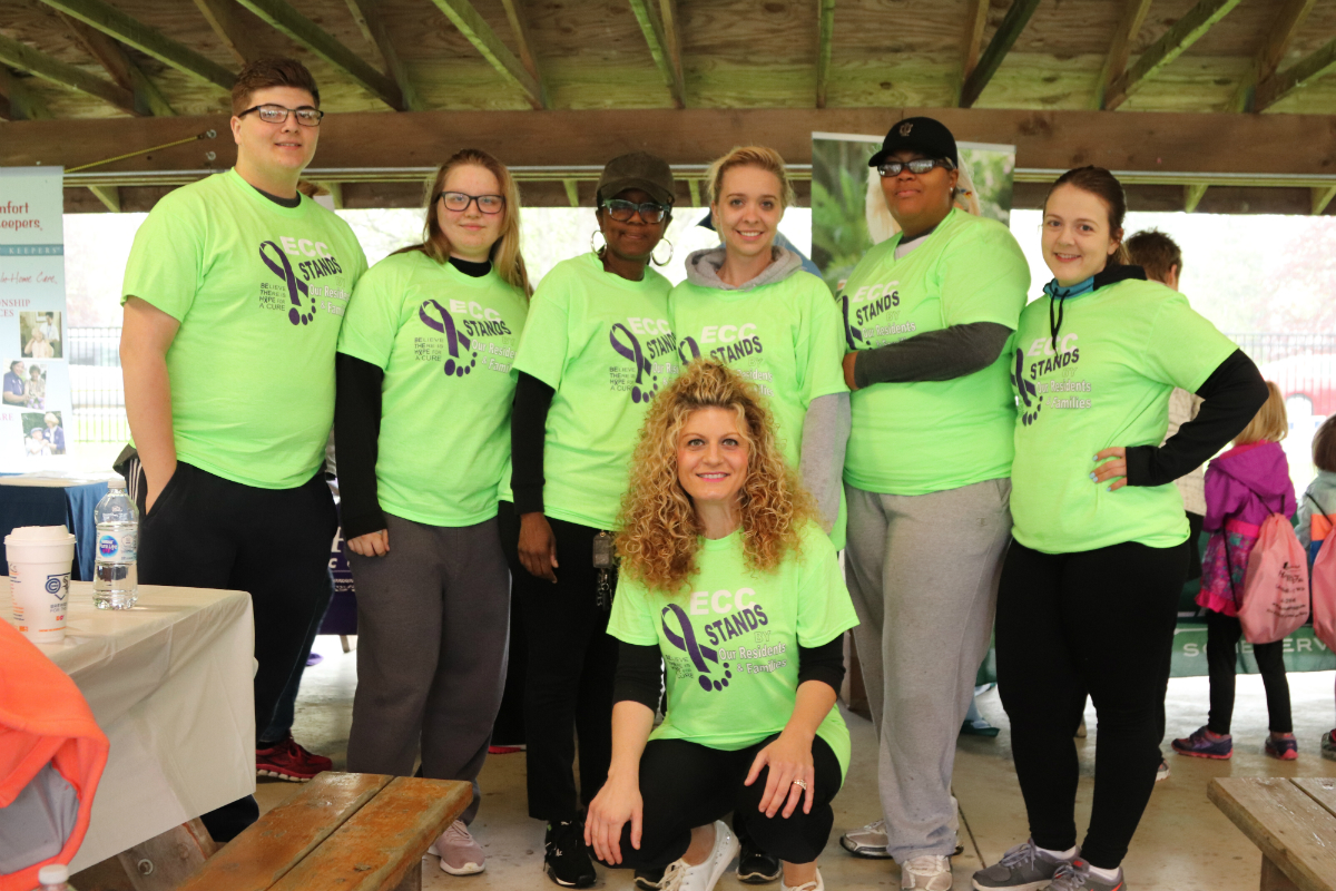 ECC Team Supports Alzheimer’s and Dementia Services of Northern Indiana’s 2018 Alzheimer’s Walk