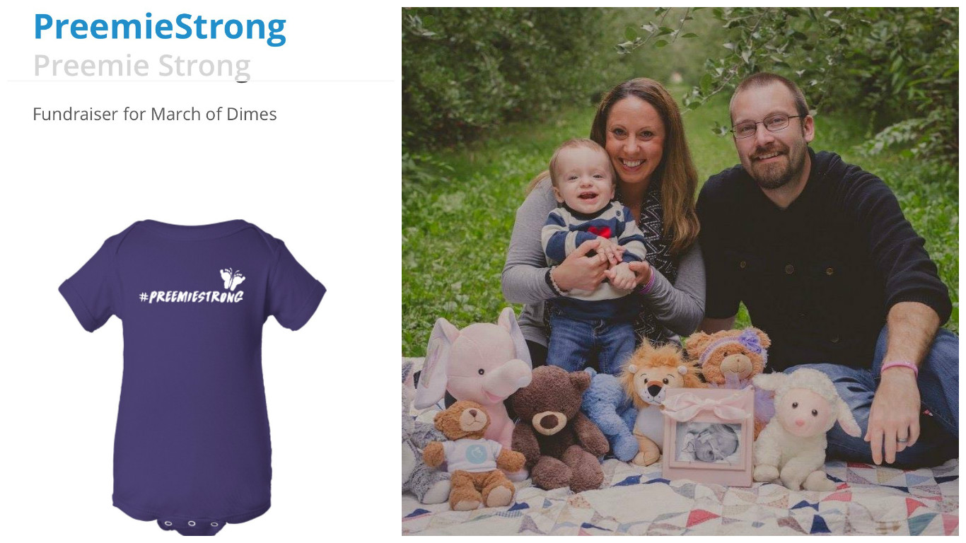 Emma’s Footprints T-Shirt Sales to Benefit 2017 March of Dimes Walk