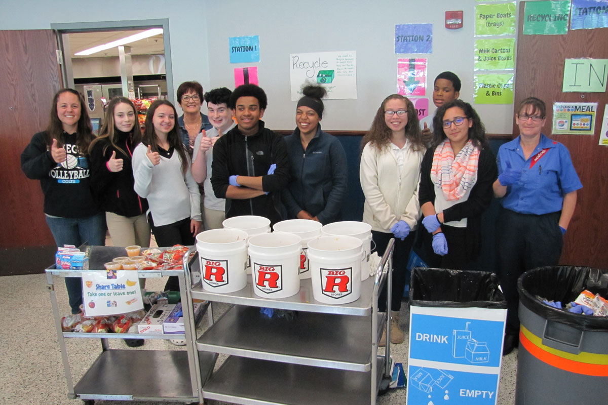 Krueger Middle School Launches Cafeteria Composting, Recycling Program