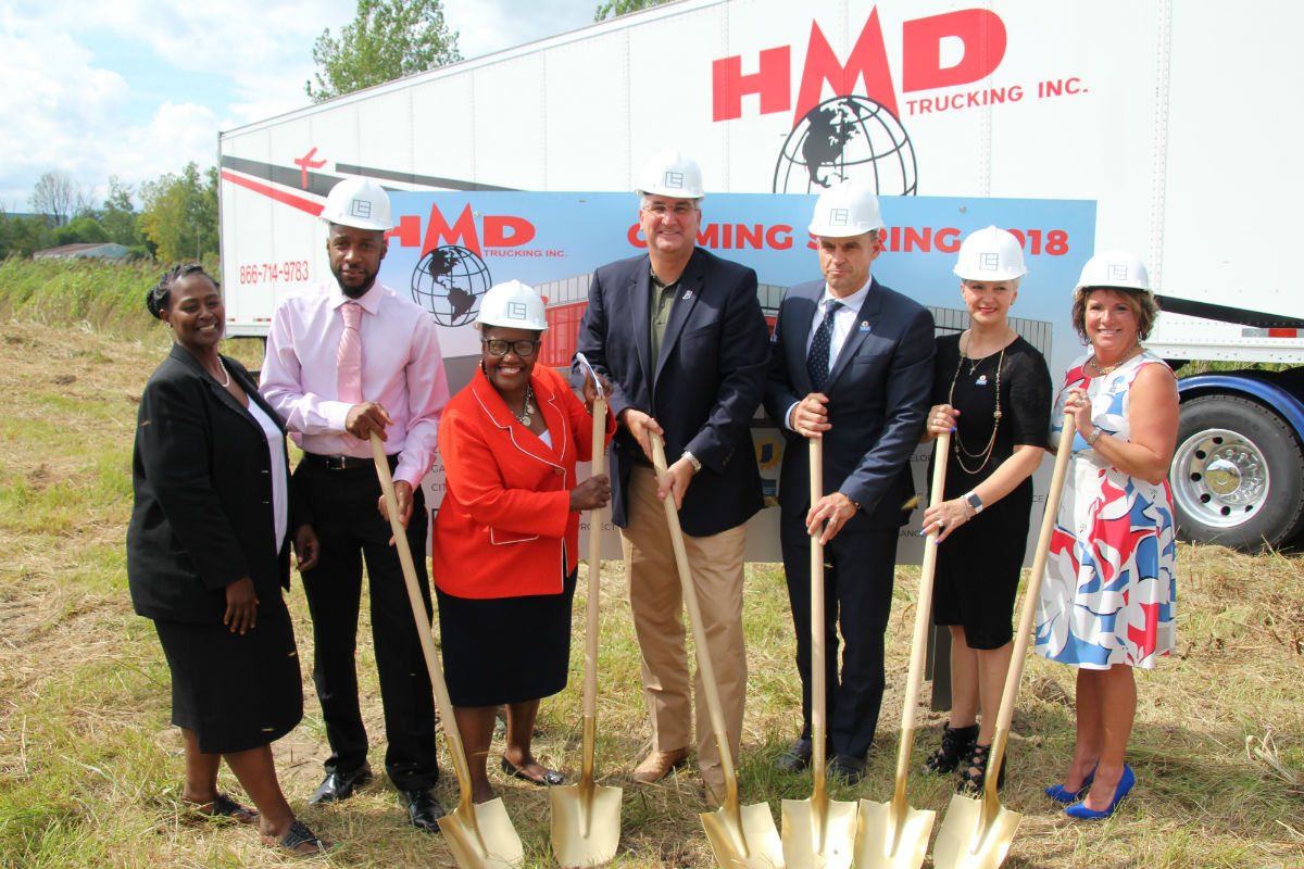 Lake County Indiana Economic Alliance Welcomes Governor Holcomb to the Region to Celebrate HMD Trucking Groundbreaking and New ‘Next Level Jobs’ Initiatives