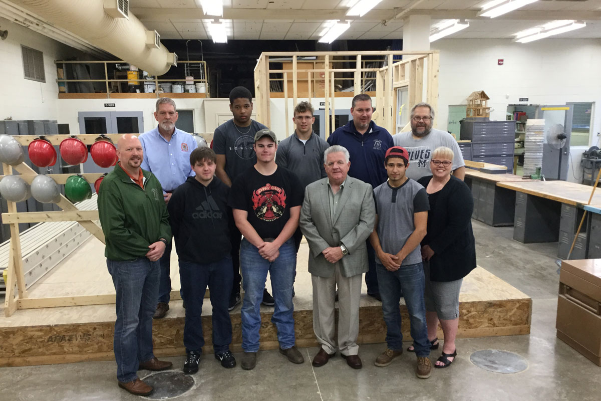 First A. K. Smith Students Entering Carpentry Apprenticeship Program thanks to Construction Partnership