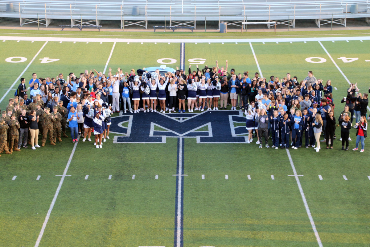 ABC7 Chicago Performs “Friday Flyover,” Showcases Michigan City High School’s Spirit