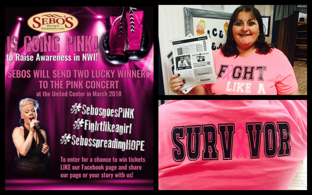 Sebo’s Nursing and Rehabilitation in Hobart Sends Cancer Survivor to Chicago’s PINK Concert