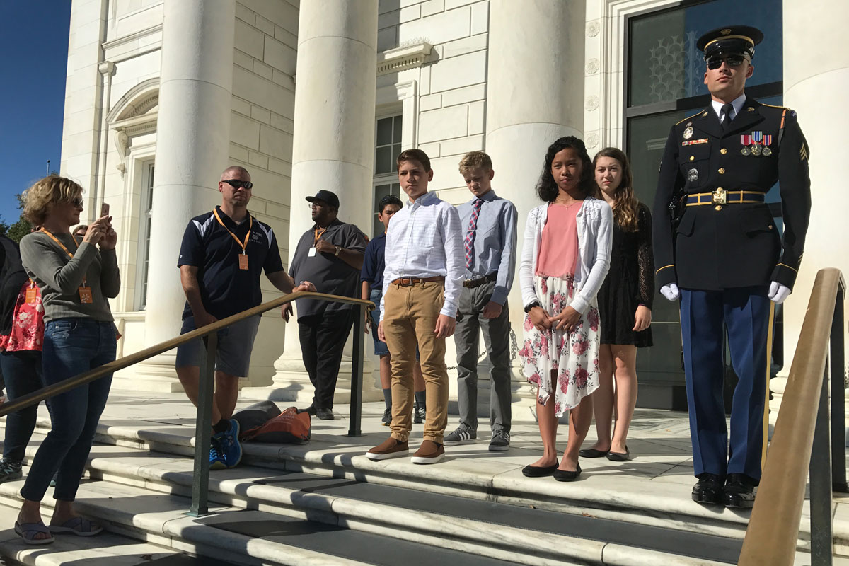 St. Mary, Crown Point Students Visit Washington D.C. on Annual Class Trip