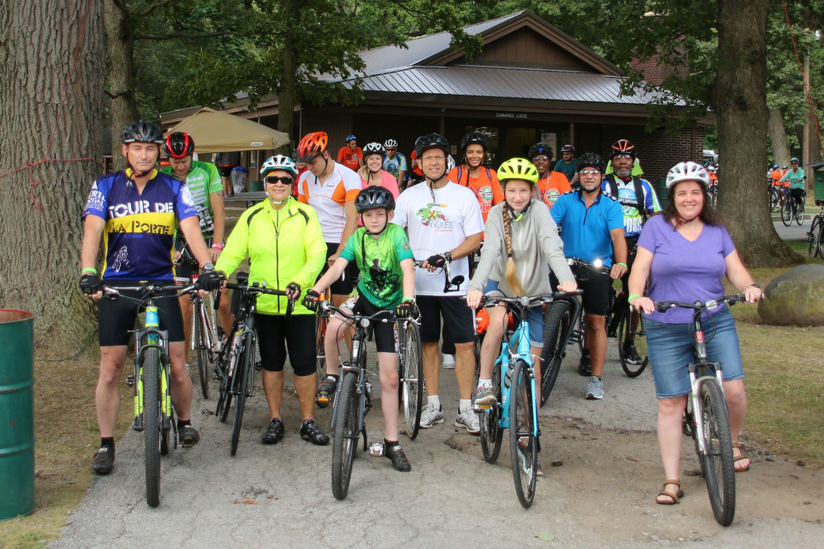 Cyclists Close Out 2017 Tour de La Porte with Day of Bike Rides of Up to 100 Miles