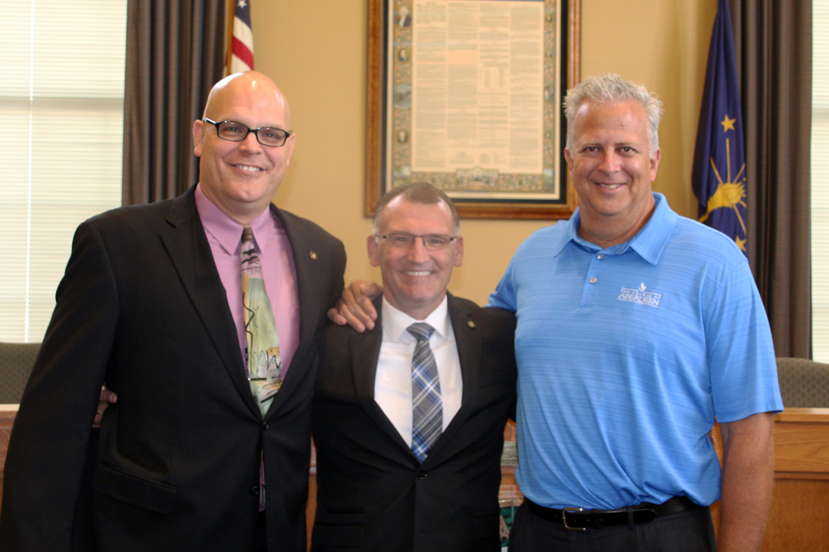 Valpo Swears in new Police Chief Balon and Assistant Police Chief DeHaven